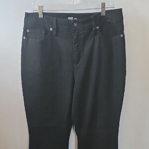 INC International Concepts Black Flare Pants